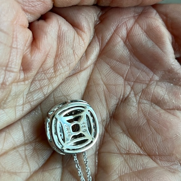 Stunning 925 Sterling silver necklace with CZ - Picture 5 of 6